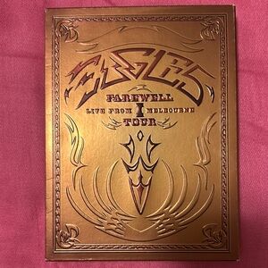 The Eagles Farewell I Tour: Live from Melbourne two-disc DVD/Blu-ray set.